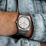 Tissot PRX Quartz Silver Dial Silver Steel Strap Watch for Men - T137.410.11.031.00 Authentic Buy Shop Now