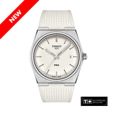 Tissot PRX 40 White Dial White Rubber Strap Watch For Men - T137.410.17.011.00 Authentic Buy Shop Now