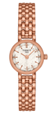 Tissot Lovely Mother of Pearl Dial Rose Gold Steel Strap Watch for Women - T140.009.33.111.00 Authentic Buy Shop Now