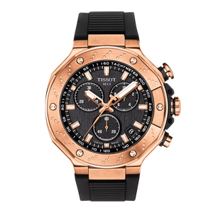 Tissot T Race Chronograph Black Dial Black Rubber Strap Watch For Men - T141.417.37.051.00 Authentic Buy Shop Now