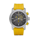 Burberry Sport Chronograph Grey Dial Yellow Rubber Strap Watch for Men - BU7712 Authentic Buy Shop Now