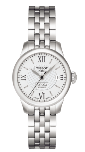 Tissot Le Locle Small Automatic Silver Dial Silver Steel Strap Watch For Women - T41.1.183.33 Authentic Buy Shop Now