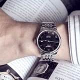 Tissot Le Locle Automatic Black Dial Silver Steel Strap Watch For Men - T41.1.483.53 Authentic Buy Shop Now