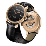 Tissot T Classic Le Locle Automatic Black Dial Black Leather Strap Watch For Men - T41.5.423.53 Authentic Buy Shop Now