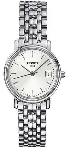 Tissot T Classic Desire Silver Dial Silver Mesh Bracelet Watch for Men - T52.1.481.31 Authentic Buy Shop Now