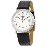 Tissot T Classic Desire White Dial Black Leather Strap Watch For Men - T52.1.421.12 Authentic Buy Shop Now