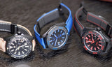 Tag Heuer Aquaracer Calibre 5 Automatic Titanium Black Dial Blue Nylon Strap Watch for Gents - WAY208B.FC6382 Authentic Buy Shop Now