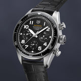 Tag Heuer Autavia Chronometer Flyback Automatic Chronograph Black Dial Black Leather Strap Watch for Men - CBE511A.FC8279 Authentic Buy Shop Now