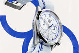 Tag Heuer Carrera Porsche RS 2.7 Automatic Chronograph White Dial White Nylon Strap Watch for Men - CBN2016.EB0275 Authentic Buy Shop Now