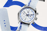 Tag Heuer Carrera Porsche RS 2.7 Automatic Chronograph White Dial White Nylon Strap Watch for Men - CBN2016.EB0275 Authentic Buy Shop Now