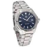 Tag Heuer Aquaracer Quartz Blue Dial Silver Steel Strap Watch for Men - WAY1112.BA0928 Authentic Buy Shop Now