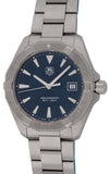 Tag Heuer Aquaracer Quartz Blue Dial Silver Steel Strap Watch for Men - WAY1112.BA0928 Authentic Buy Shop Now
