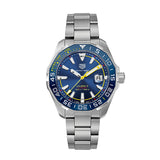 Tag Heuer Aquaracer Caliber 5 Match Timer Shinji Kagawa Edition Blue Dial Silver Steel Strap Watch for Men - WAY201H.BA0927 Authentic Buy Shop Now