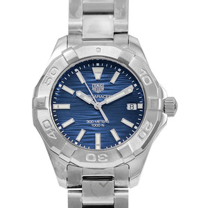 Tag Heuer Aquaracer Blue Dial Silver Steel Strap Watch for Women - WBD131D.BA0748 Authentic Buy Shop Now