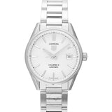 Tag Heuer Carrera Automatic Caliber 5 White Dial Silver Steel Strap Watch for Men - WAR211B.BA0782 Authentic Buy Shop Now