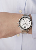 Tissot Quickster Chronograph Silver Dial Watch For Men - T095.417.11.037.00 Authentic Buy Shop Now