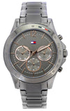 Tommy Hilfiger Haven Chronograph Quartz Grey Dial Grey Steel Strap Watch For Women - 1782196 Authentic Buy Shop Now