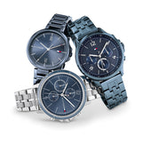 Tommy Hilfiger Harper Quartz Blue Dial Blue Steel Strap Watch For Women - 1782227 Authentic Buy Shop Now
