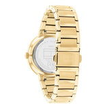 Tommy Hilfiger Joy Analog Gold Dial Gold Steel Strap Watch For Women - 1782536 Authentic Buy Shop Now