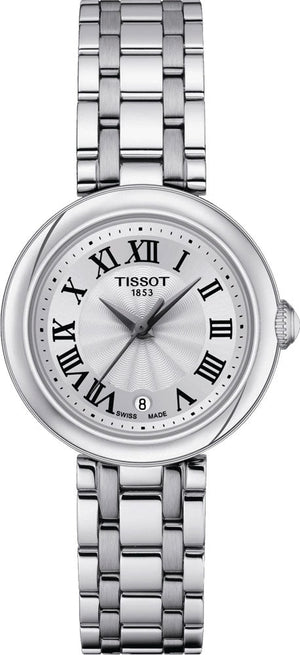 Tissot Bellissima Small Lady Silver Dial Silver Steel Strap Watch For Women - T126.010.11.013.00 Authentic Buy Shop Now