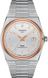 Tissot PRX Powermatic 80 Silver Dial Silver Steel Strap Watch For Men - T137.407.21.031.00 Authentic Buy Shop Now
