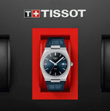 Tissot PRX Blue Dial Blue Leather Strap Watch for Men - T137.410.16.041.00 Authentic Buy Shop Now