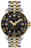 Tissot Seastar 1000 Powermatic 80 Black Dial Two Tone Steel Strap Watch For Men - T120.407.22.051.00 Authentic Buy Shop Now