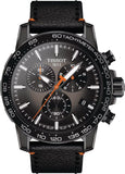 Tissot Supersport Chrono Grey Dial Black Nylon Strap Watch For Men - T125.617.36.081.00 Authentic Buy Shop Now