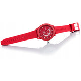 Tommy Hilfiger Denim Quartz Red Dial Red Rubber Strap Watch for Men - 1791480 Authentic Buy Shop Now