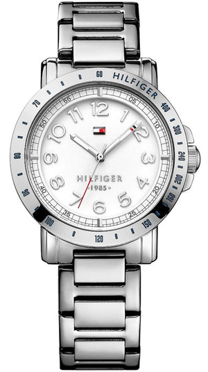 Tommy Hilfiger White Dial Silver Steel Strap Watch for Women - 1781397 Authentic Buy Shop Now