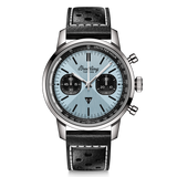 Breitling Top Time B01 Triumph Blue Dial Black Leather Strap Watch for Men - AB01764A1C1X1 Authentic Buy Shop Now
