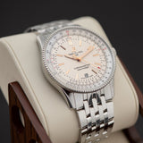 Breitling Navitimer Automatic 41mm White Dial Stainless Steel Mens Watch - A17326211G1A1 Authentic Buy Shop Now