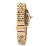 Michael Kors Lexington Quartz Blue Dial Gold Steel Strap Watch For Women - MK3271 Authentic Buy Shop Now