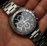Tag Heuer Formula 1 Calibre 16 Automatic Chronograph Black Dial Silver Steel Strap Watch for Men - CAZ2010.BA0876 Authentic Buy Shop Now