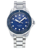 Tag Heuer Aquaracer Diamonds Blue Dial Silver Steel Strap Watch for Women - WAY131L.BA0748 Authentic Buy Shop Now