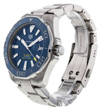 Tag Heuer Aquaracer Calibre 5 Blue Dial Silver Steel Strap Watch for Men - WAY201B.BA0927 Authentic Buy Shop Now
