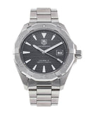 Tag Heuer Aquaracer Automatic Anthracite Grey Dial Silver Steel Strap Watch for Men - WAY2113.BA0928 Authentic Buy Shop Now