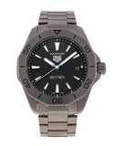 Tag Heuer Aquaracer Professional 200 Solargraph Quartz Black Dial Silver Steel Strap Watch for Men - WBP1180.BF0000 Authentic Buy Shop Now