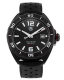 Tag Heuer Formula 1 Automatic Black Dial Black Rubber Strap Watch for Men - WAZ2115.FT8023 Authentic Buy Shop Now