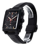 Tag Heuer Monaco Automatic Chronograph Black Dial Black Leather Strap Watch for Men - CBL2180.FC6497 Authentic Buy Shop Now