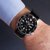 Seiko 5 Sports SKX Automatic Black Dial Black NATO Strap Watch For Men - SRPD55K3 Authentic Buy Shop Now
