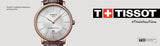 Tissot Carson Premium Powermatic 80 White Dial Brown Leather Strap Watch For Men - T122.407.36.031.00 Authentic Buy Shop Now