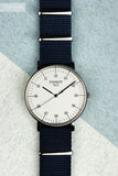 Tissot T Classic Everytime Large White Dial Blue NATO Strap Watch For Men - T109.610.17.037.00 Authentic Buy Shop Now
