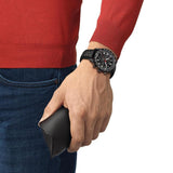 Tissot Chrono XL Vintage Black Dial Black Leather Strap Watch For Men - T116.617.36.052.00 Authentic Buy Shop Now