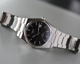 Tissot PRX Powermatic 80 Black Dial Silver Steel Strap Watch For Men - T137.407.11.051.00 Authentic Buy Shop Now