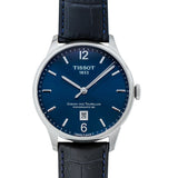Tissot Chemin Des Tourelles Powermatic 80 Blue Dial Blue Leather Strap Watch for Men - T099.407.16.047.00 Authentic Buy Shop Now