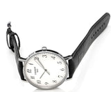Tissot Everytime Large White Dial Black Leather Strap Watch For Men - T109.610.16.032.00 Authentic Buy Shop Now