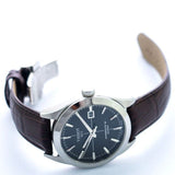 Tissot Gentleman Powermatic 80 Silicium Black Dial Brown Leather Strap Watch For Men - T127.407.16.051.01 Authentic Buy Shop Now