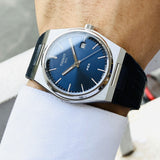 Tissot PRX Blue Dial Blue Leather Strap Watch for Men - T137.410.16.041.00 Authentic Buy Shop Now