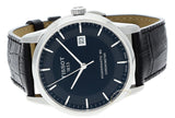 Tissot T Classic Luxury Powermatic 80 Black Dial Black Leather Strap Watch For Men - T086.408.16.051.00 Authentic Buy Shop Now